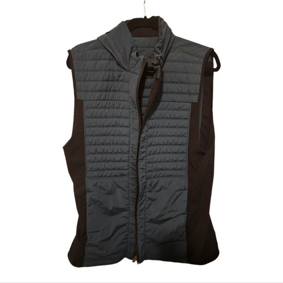 LULULEMON ATHLETICA "Down for It All" Mens Vest Dark Teal/Black - Size XL - Picture 1 of 9